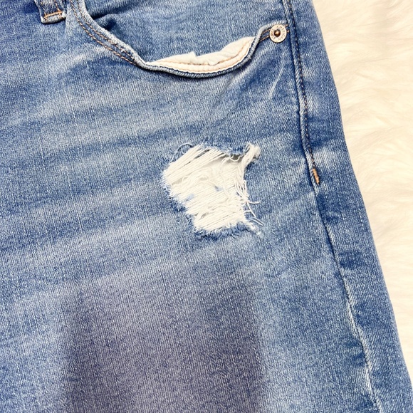 👖|•AMERICAN EAGLE•| High-Rise Skinny Kick Stretch Jeans Size 14 Short👖 - Picture 5 of 9